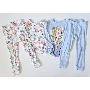 Baby Gap + Disney Princess Frozen Ariel 4 yr Spring Pajamas Lot